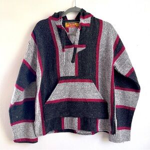 Vintage Hoodie Plaid Red and Black Jacket